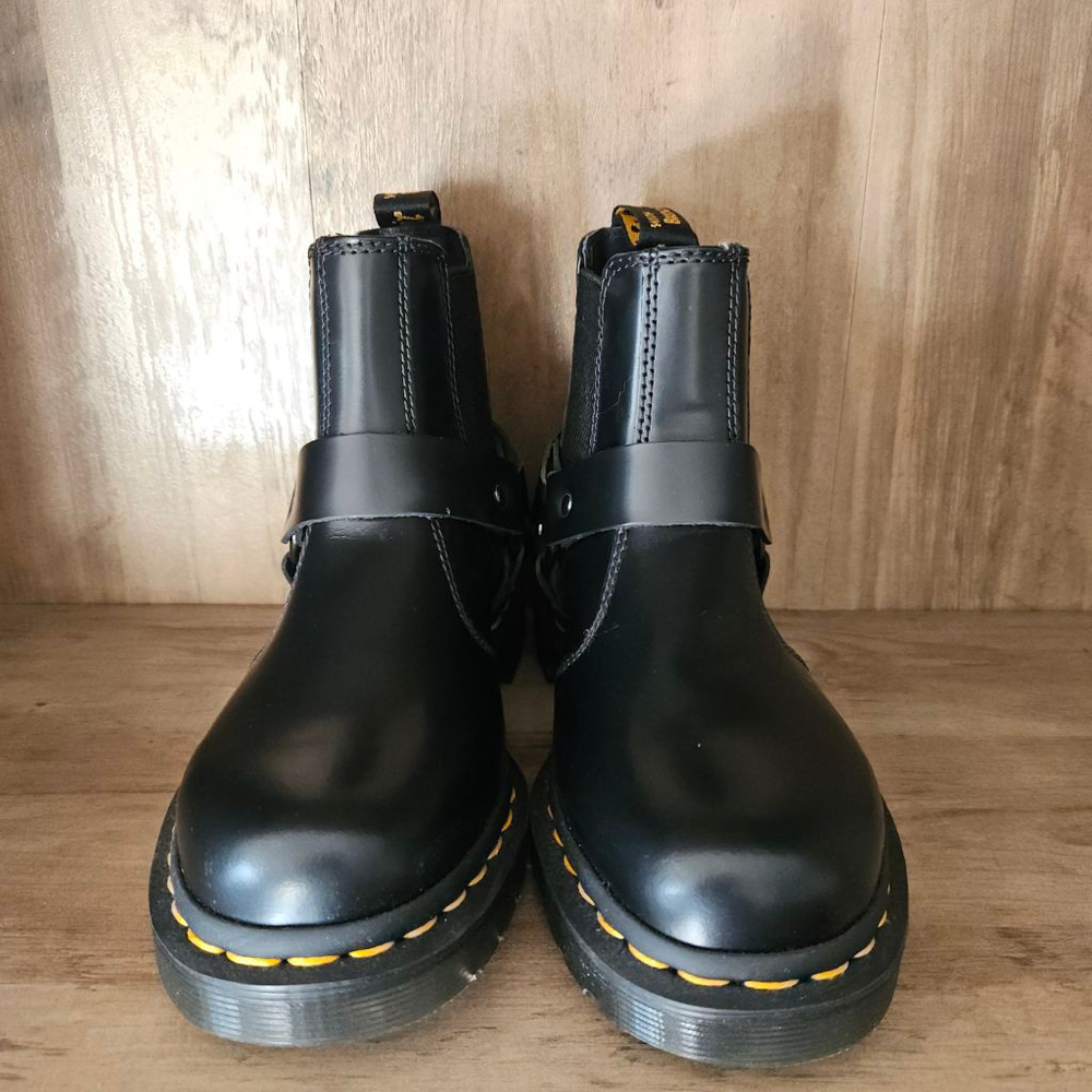 Dr. Martens Docs Wincox Pull On Buckle Harness Chelsea Boot Black Womens US 6 - Picture 2 of 6